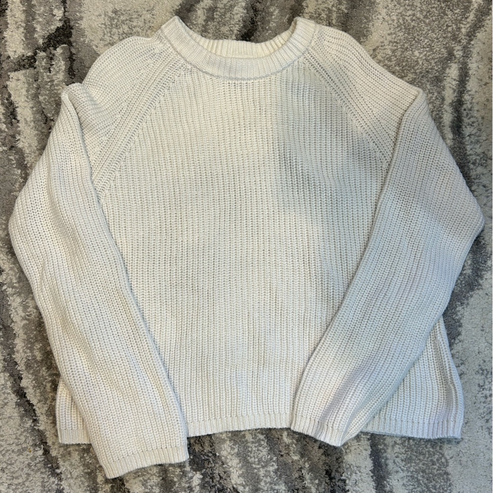 Quince Ivory Crewneck Sweater